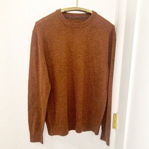 NwoT HUCKBERRY x WILLS The Crewneck Merino Wool Cashmere Blend Sweater SZ: L